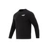 Logo Print Sports Running Casual Crew Neck Sweatshirt Men Sweatshirt Black 678438-01