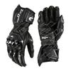Leather Motorcycle Gloves Black White Red Racing Genuine Leather Motorbike Road Racing Team Glove Summer Winter Rider Gloves