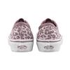 Vans Authentic Series Canvas Leopard Print Casual Low Top Kids Skate Shoes Kids Sneaker Pink Purple VN000WWX7V7