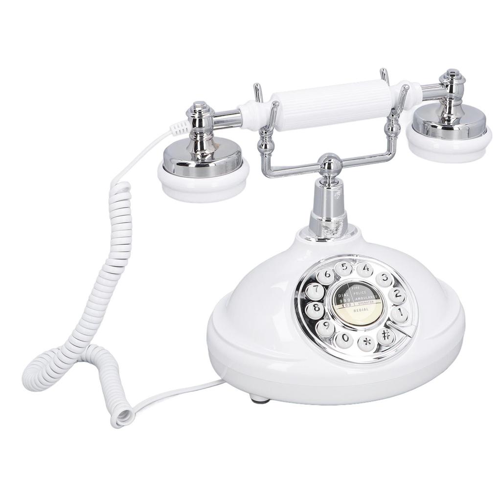 Retro Style Landline Phone Vintage Call Telephone Classic Desk Phone With Large Keypad for Home