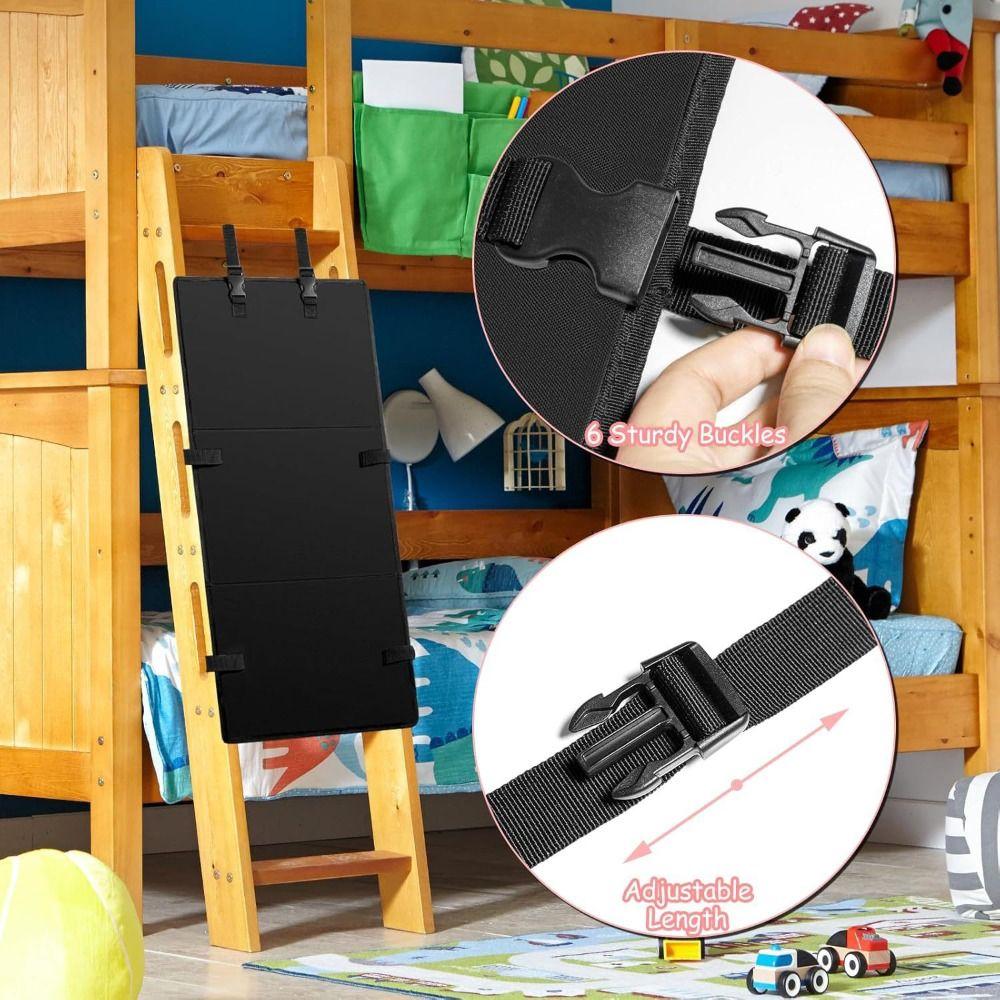Soft Padding Bunk Bed Blocker Climbing Prevention Safety Cover Bunk Bed Ladder Cover  Baby Safety