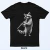 Raccoon Playing Flute Flutist Player Instrument Musician T-Shirt