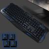Проводная клавиатура с трехцветной подсветкой для игр LOL E-Sports с механическим ощущением