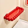 Plastic Wall Shower Shampoo Rack Punch Free Wall Display Shelf Bathroom Shelves  Bathroom