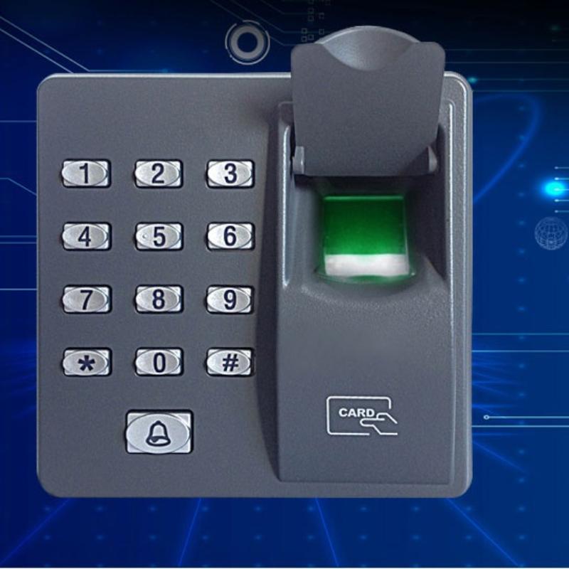 Цифровой электрический RFID-считыватель, сканер отпечатков пальцев, система биометрического распознавания, система контроля доступа по отпечаткам пальцев X6 + 10 шт. брелоков