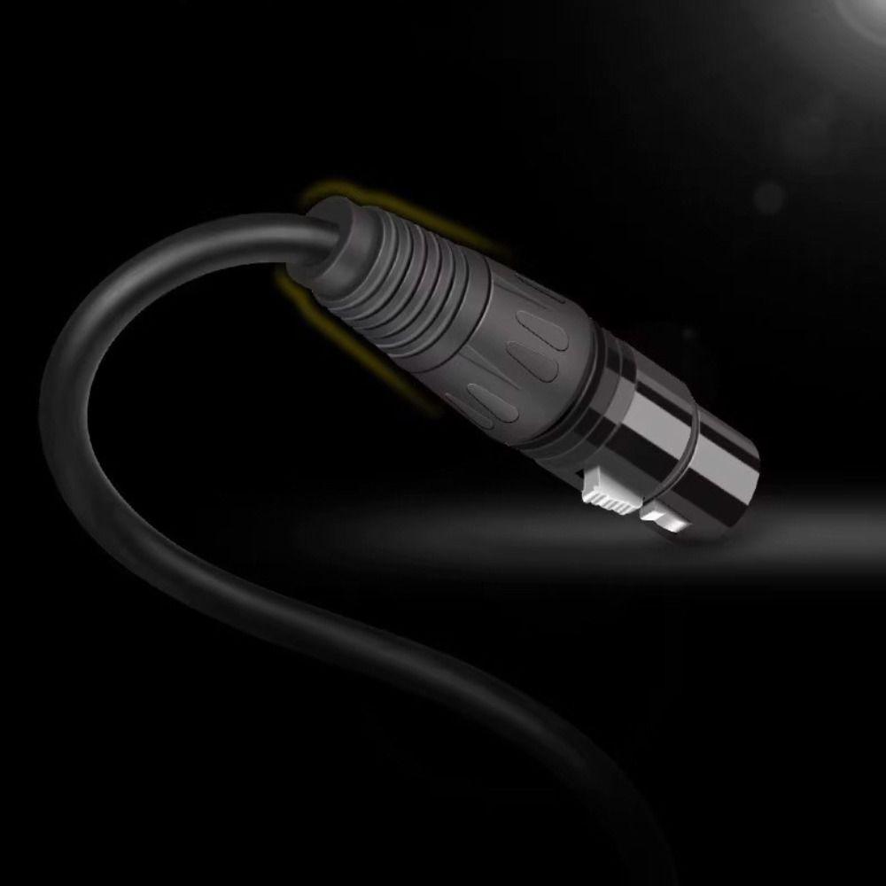 Кабель сигнала 3-контактный папа-мама Адаптер XLR папа-мама Балансная линия Микрофонные принадлежности