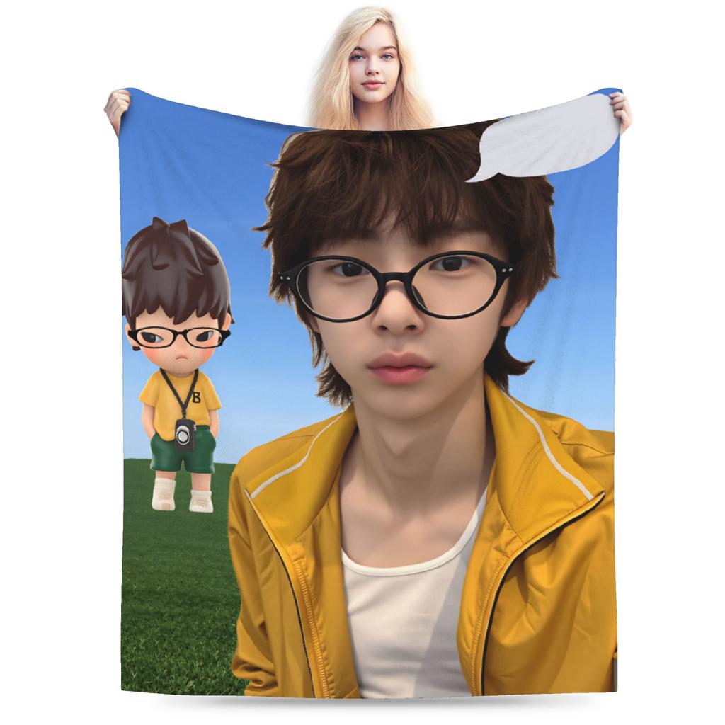 Juhoon Cortis Kpop Boy Band K-Pop Мягкое одеяло Детское и взрослое плюшевое плед Модное спальня Фланелевое покрывало Чехол для дивана-кровати