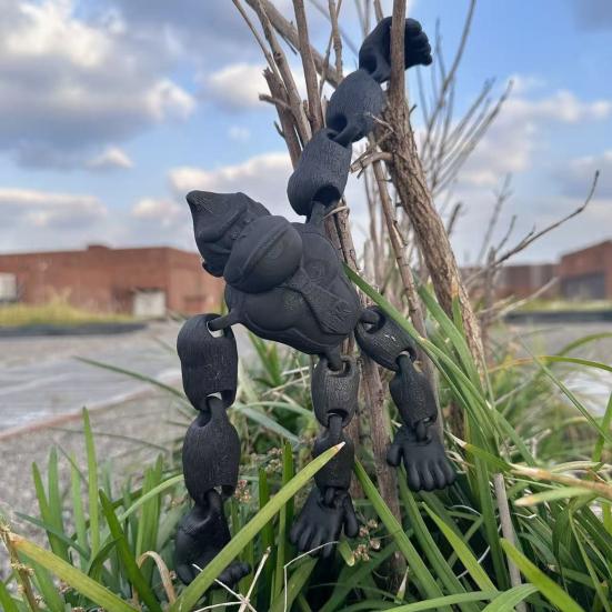 Игрушка Горилла, напечатанная на 3D-принтере, Гибкая Модель Гориллы с Подвижными Суставами, Коллекционная Фигурка для Стола