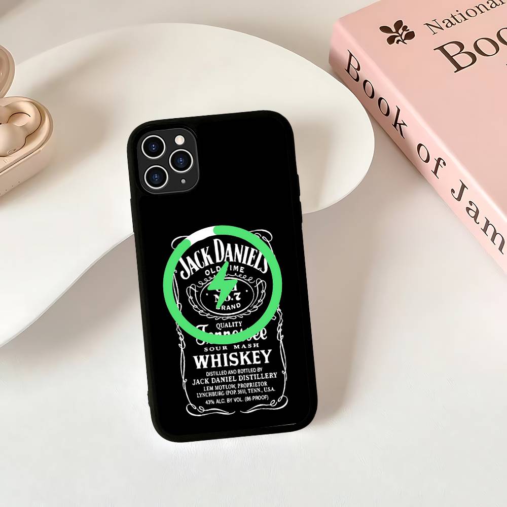 Classic Whiskey Logo J-Jack D-DanielS Phone Case For IPhone 16 15 14 13 12 11 17 Pro Max Plus Magnetic Wireless Cover