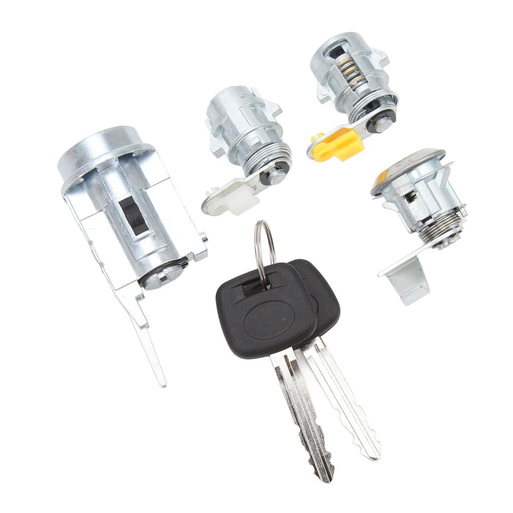 Ignition Door Lock Cylinder Set D2191608 Ignition Barrel Lock Kit with 2 Keys for Hilux LN80 LN85