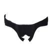 Male Inguinal Hernia Support Belt Adjustable Small Intestinal Hernia Brace Band PU Foam Pad Black M