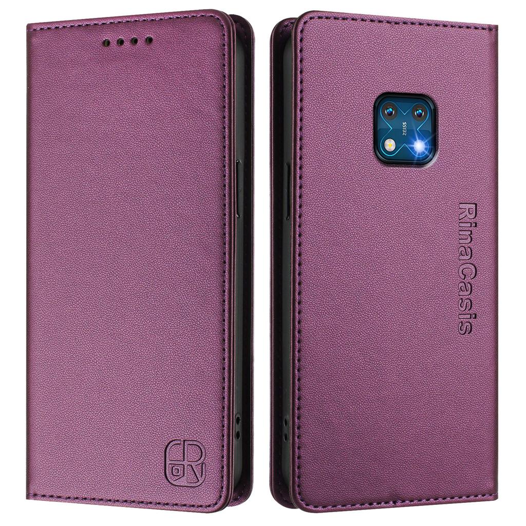 Для Nokia C12, C32, C02, G22, G11, G21, G42, G310, C300, G400, Nokia 6.3, G20, G10, X20, X10, C10... Премиальный чехол-кошелек из искусственной кожи, ударопрочный и с блокировкой RFID