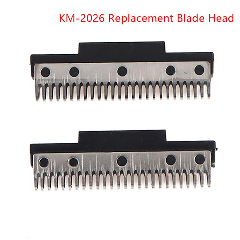 2 шт. оригинальная бритвенная головка, сменное лезвие для Km-2026