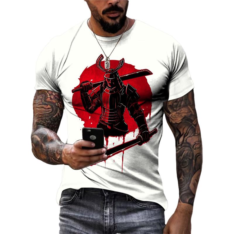 Летние модные мужские футболки с рисунком «Личный воин», модные повседневные футболки с круглым вырезом и 3D принтом в стиле хип-хоп, топы
