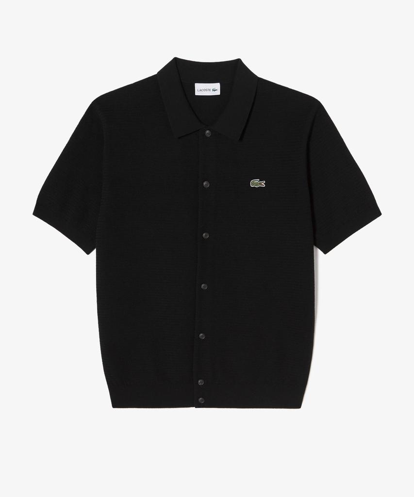 Мужской кардиган с коротким рукавом и воротником-стойкой Lacoste Ah457E-56G 031