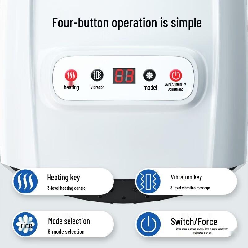 AUX Массажер для рук с подогревом и вибрацией