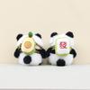 Очаровательный плюшевый брелок в виде панды, мягкий фруктовый кулон в виде панды для сумок