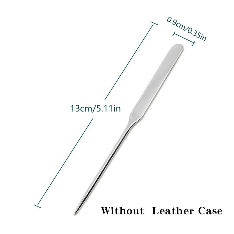 Stainless Steel Dual Heads Makeup Toner Spatula Mixing Stick Digging Liquid Foundation Blade Concealer Stick Make Up Tool