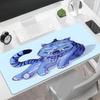 Colorful Girls Neon Lights Large Mouse Pad Desk Mat HD Print Desk Pad Non-Slip Rubber Bottom Office Desk Accessory