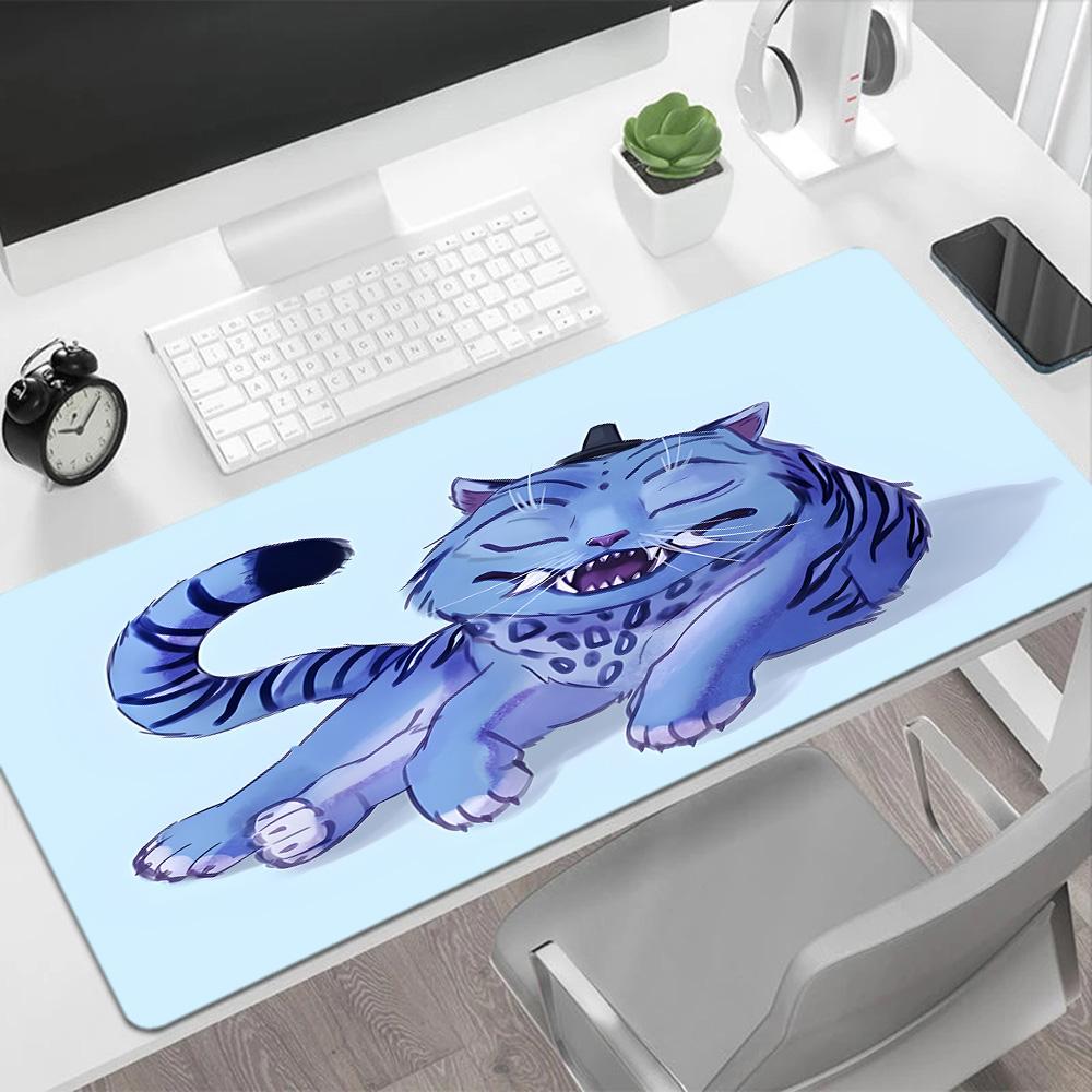 Colorful Girls Neon Lights Large Mouse Pad Desk Mat HD Print Desk Pad Non-Slip Rubber Bottom Office Desk Accessory