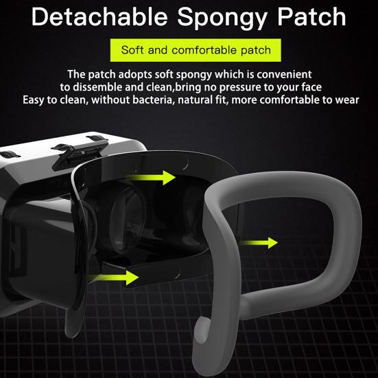 G10 VR-очки с мощным гигантским экраном, иммерсивные панорамные очки для роуминга для мобильного телефона