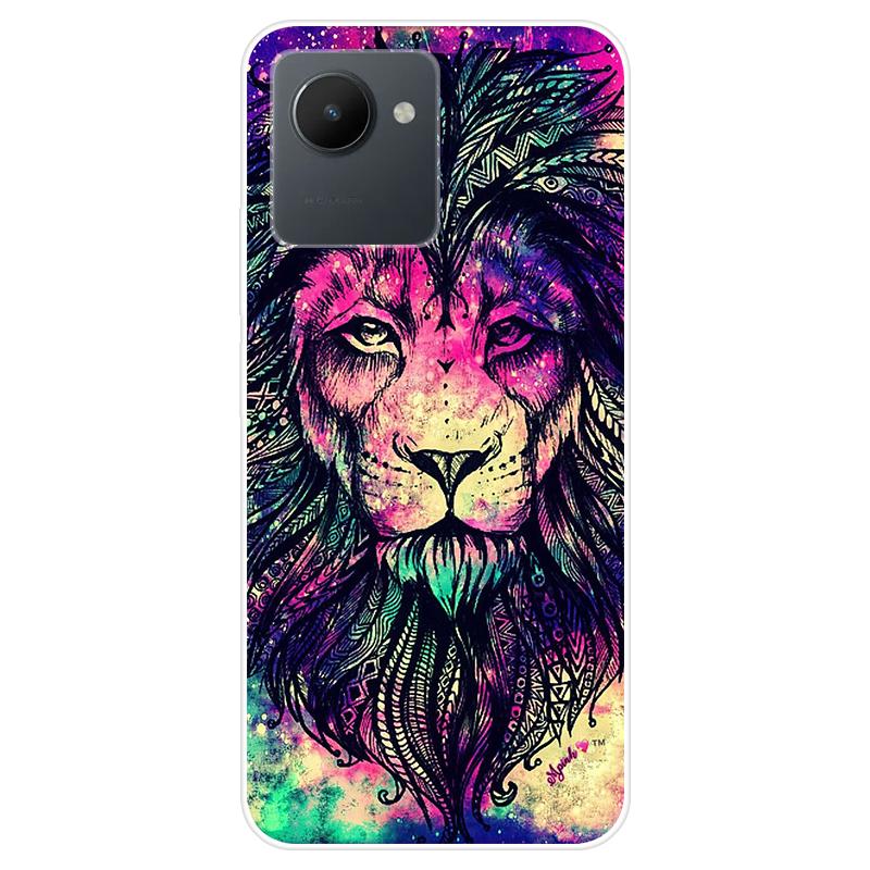 Для Realme C30S C 30S RealmeC30S чехол Мягкая силиконовая задняя крышка Чехол для телефона с рисунком из мультфильма Разнообразие