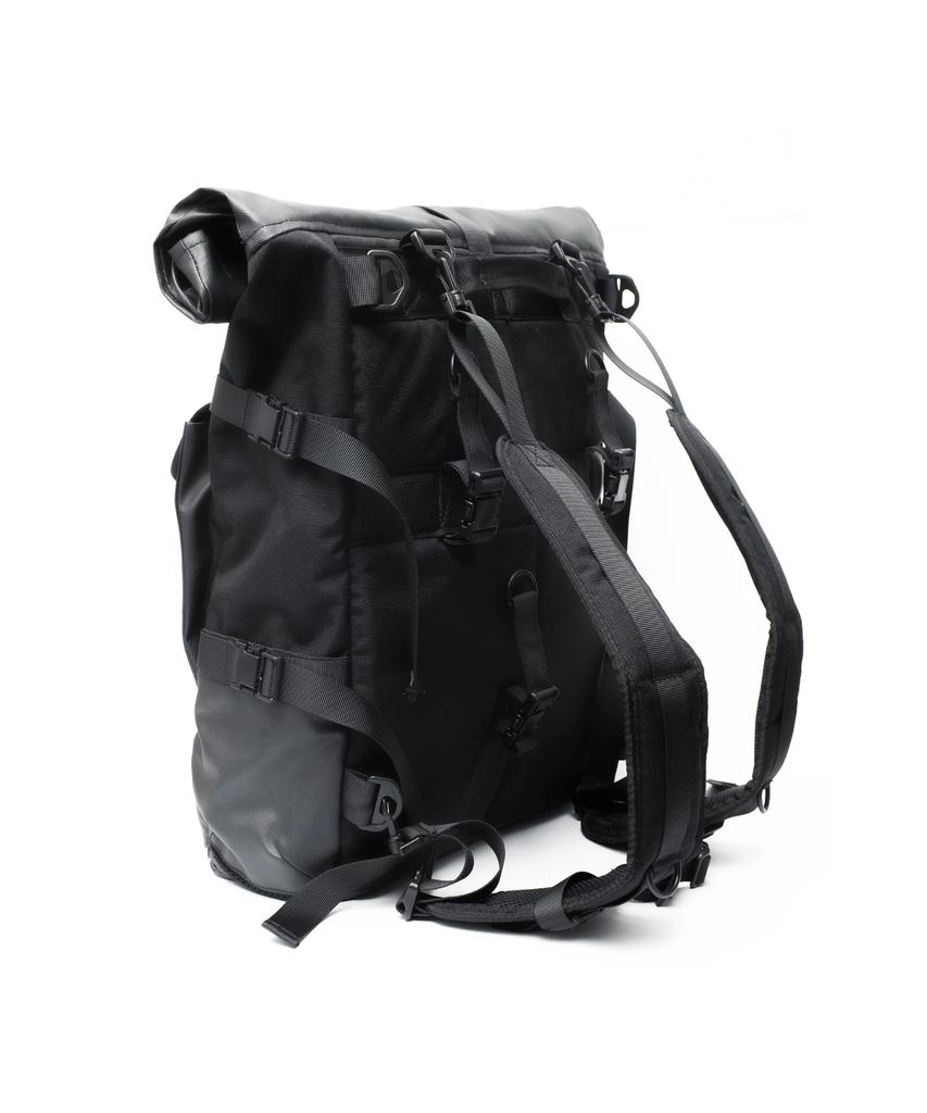 Rubberkiller Roger Backpack & Side Bag_For Motorcycle Rider [Black]
