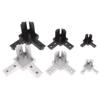 4Pack 3-Way End Corner Bracket Connector For T Slot 2020 3030 4040 Aluminum Extrusion Profile 3-Dimensional Bracket Parts