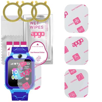 Защитное стекло apgo Ultra-Clear Hybrid, совместимое с Smartwatch dla dzieci Q12, гибкое наностекло, отличная замена закаленному стеклу, царапается