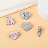 Cartoon Brooch DIY Enamel Multi-styles Skeleton Hand Solid Gift Alloy Personality Rose Lapel Pin