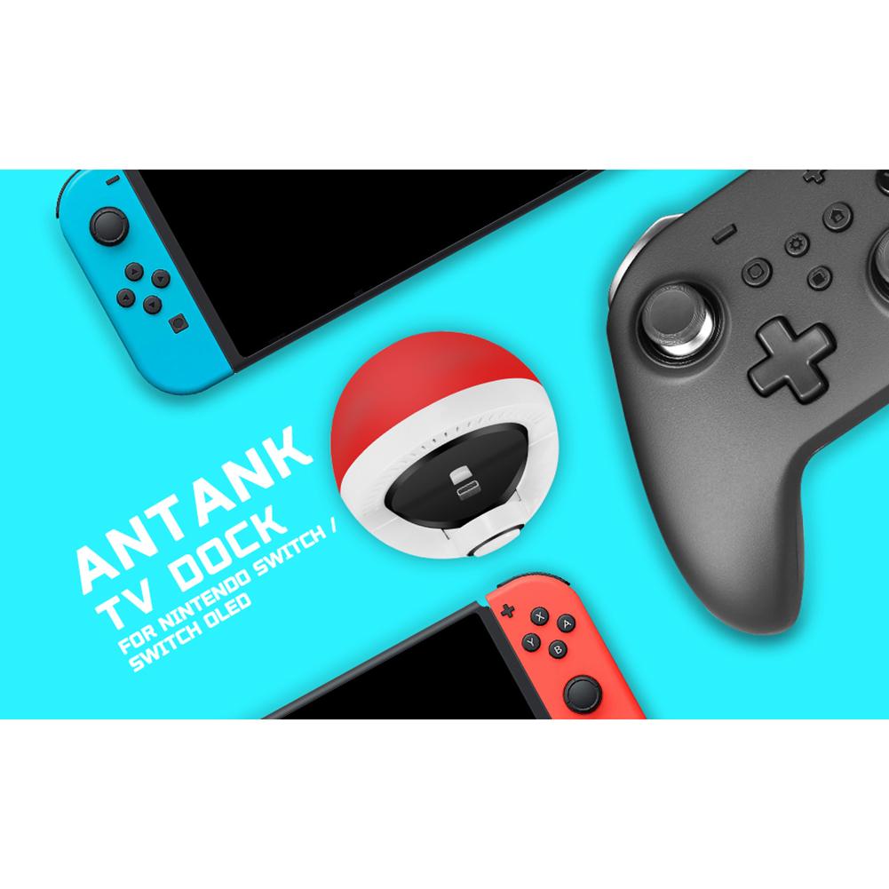 Док-станция для Nintendo Switch, портативный HDMI-совместимый адаптер, многофункциональная зарядная база, держатель-конвертер