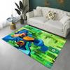 Retro Games Megaman Rockman Cartoon Carpet Rug for Home Living Room Bedroom Sofa Doormat Decor,Child Area Rug Non-slip Floor Mat
