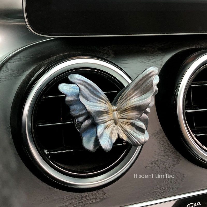 High-End Butterfly Air Vent Decoration Car Fragrance Car Perfume Flower Aroma Diffuser Stone Car Interior Decoration
