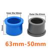 25~63mm To 20/25/32/40/50mm PVC Reducing Pipe Connectors Garden Irrigation Joint Water Supply Pipe Adapter Aquarium Pipe Bushing