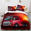 3D Truck Printed Duvet and Pillowcase 2 or 3 Luxury Bedding AU/EU/DE Full Size Soft and Quick Drying Home Decor Home Gift