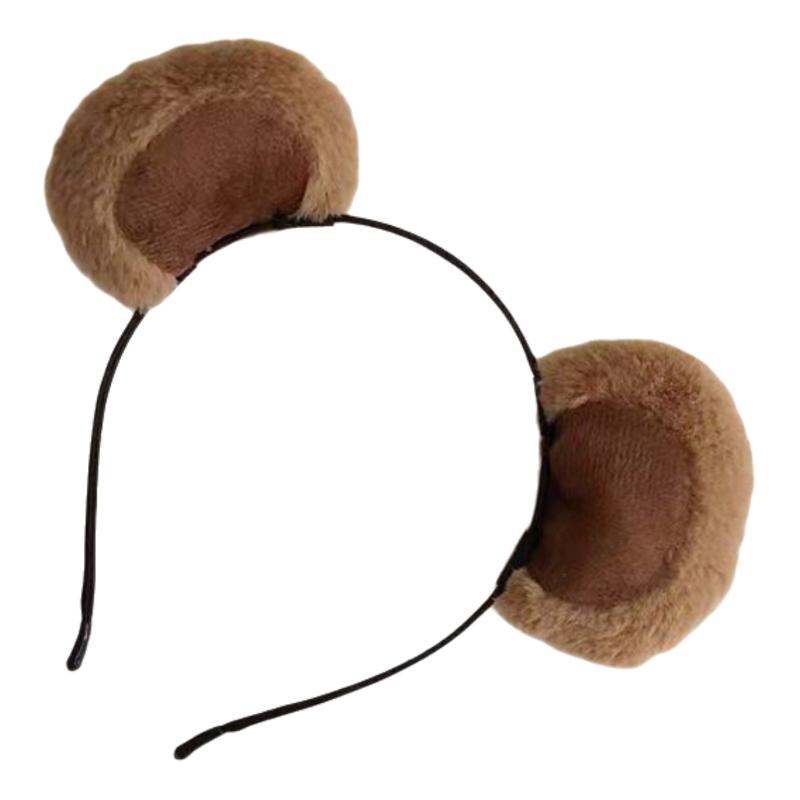 NEW 1Pcs Soft & Adorable Unisex Accessory Plush Bear Ear Headbands For Daily Parties And Cosplay Ideal Gift For All Ages