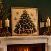 Relaxing Hobby for Adults Xmas Faux Pearl Painting Kit, Christmas 3D Art DIY Creative Winter Activities Holiday Craft Project Adults,