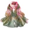 New Fashion Madam Pretty Scarf Sunscreen Shawl Individuality Lotus Flower Design Georgette Thin Women Scarves Wholesale