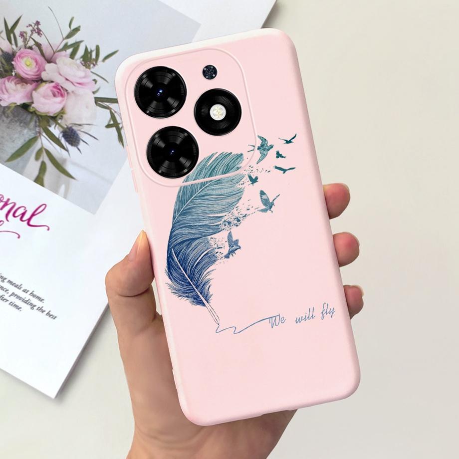 Для Tecno Spark GO 2024 Чехол Spark 20C Spark20 Pop 8 Para Чехол Силиконовый Мягкий ТПУ Бампер Мультяшный Крутой Милый Стиль Рисунок Capas