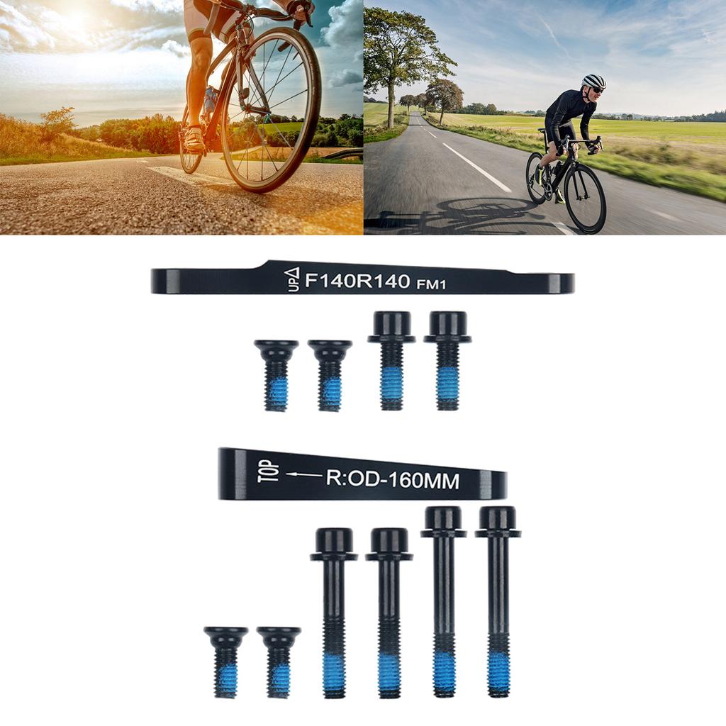 Велосипеды Flat Mount Disc Brake Adapter Set Алюминиевые сплавы Тормозные скобы для шоссейных велосипедов Аксессуары