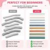 Plastic Polymer Clay Bead Roller Grooved Guide Clay Tube Guide  For Jewelry Making