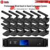 Huidu YH-890 Профессиональная проводная система конференц-микрофонов для обсуждений (Китайская версия)