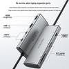 Док-станция USB-C 7-в-1: Type-C на 4K HDMI, 60 Гц, Универсальный кард-ридер SD/TF, Разветвитель, 10 Гбит/с.