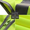 LIKAI Reflective Safety Vest - High-Visibility Construction Traffic Gear, Customizable Fluorescent Workwear.