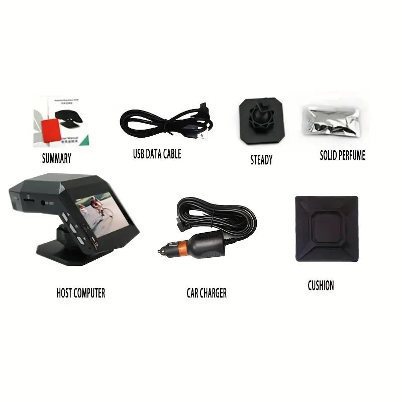 1080P Full HD Car DVR Dash Cam 1080P Video Recorder Center Console 170 Angle Night Vision Car Recorders Cycle Recording Dash Camera Video