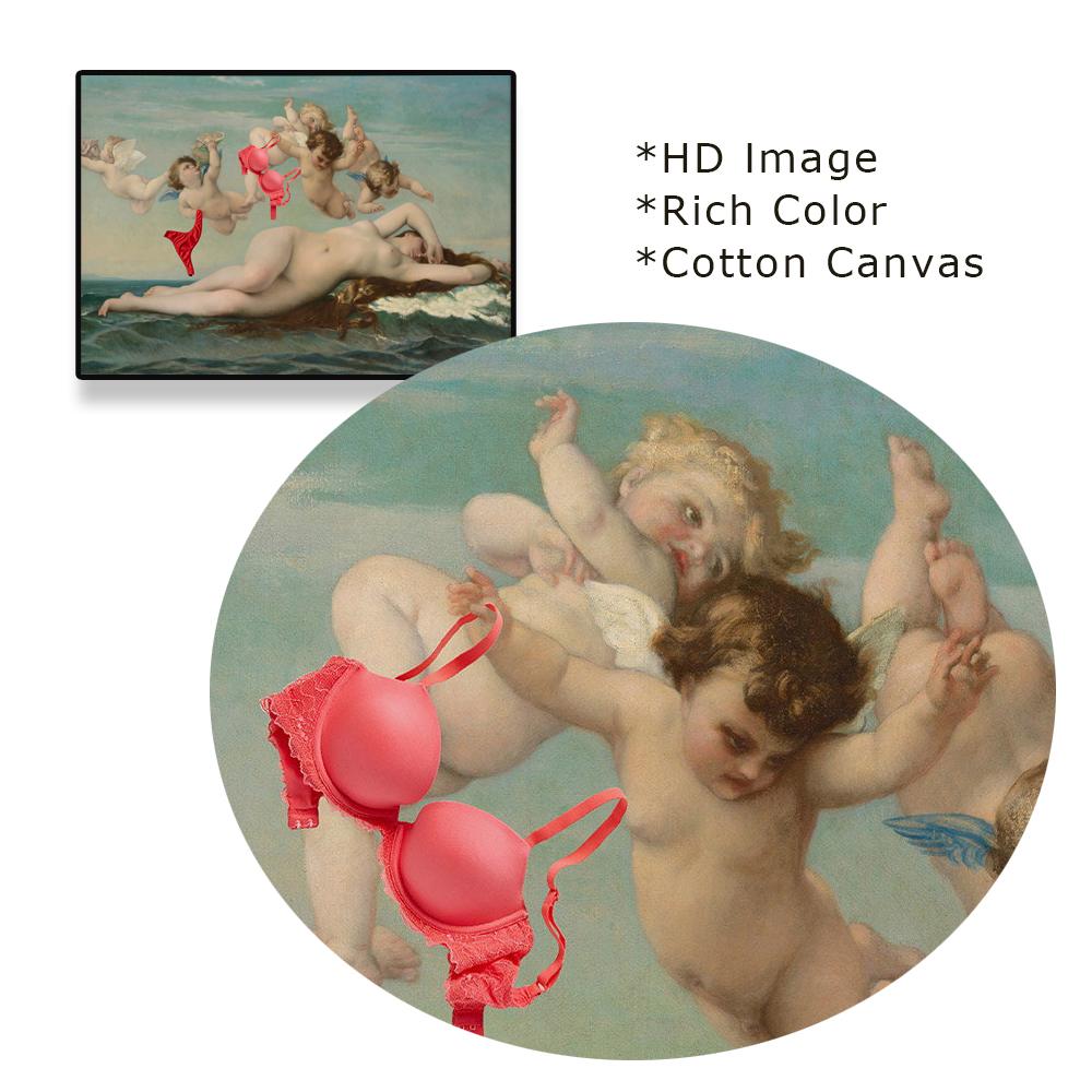 Цефал и Аврора День Святого Валентина Любовь Плакат Измененный Портрет Искусство Холст Картины Обнаженная Настенная Живопись Подарок на День Святого Валентина Домашний Декор
