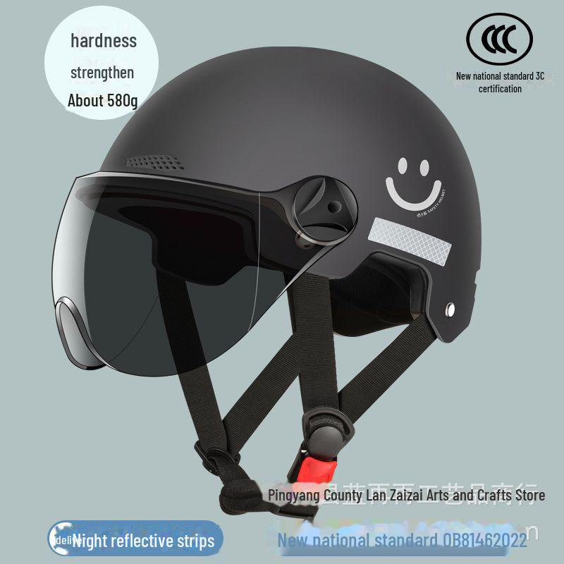 All-Season Electric Bike & Motorcycle Helmet, 3C Certified, Free Shipping, Unisex