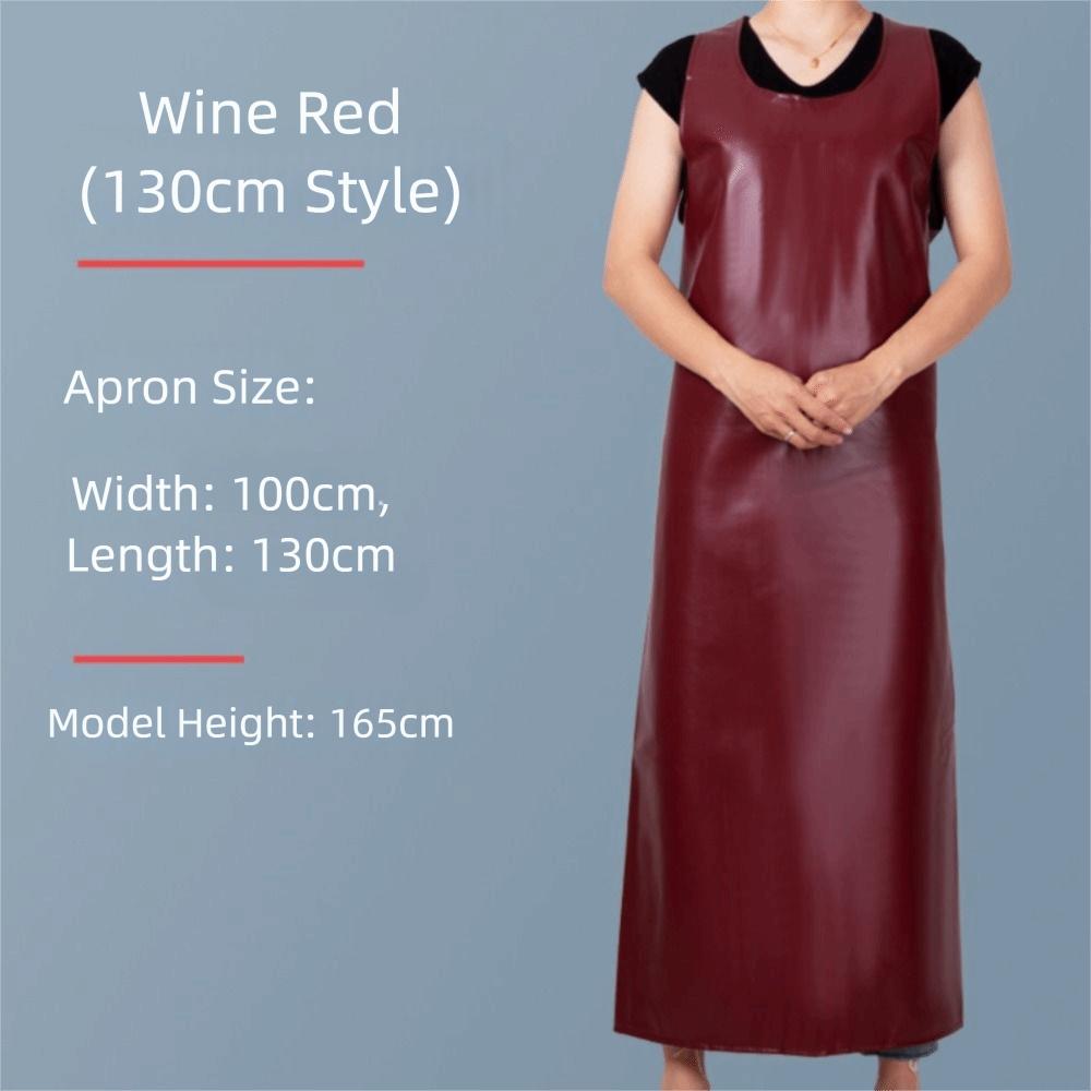 Oil-proof Work Smock Waterproof Cooking Work Clothes Durable Kitchen Apron  Lab Work