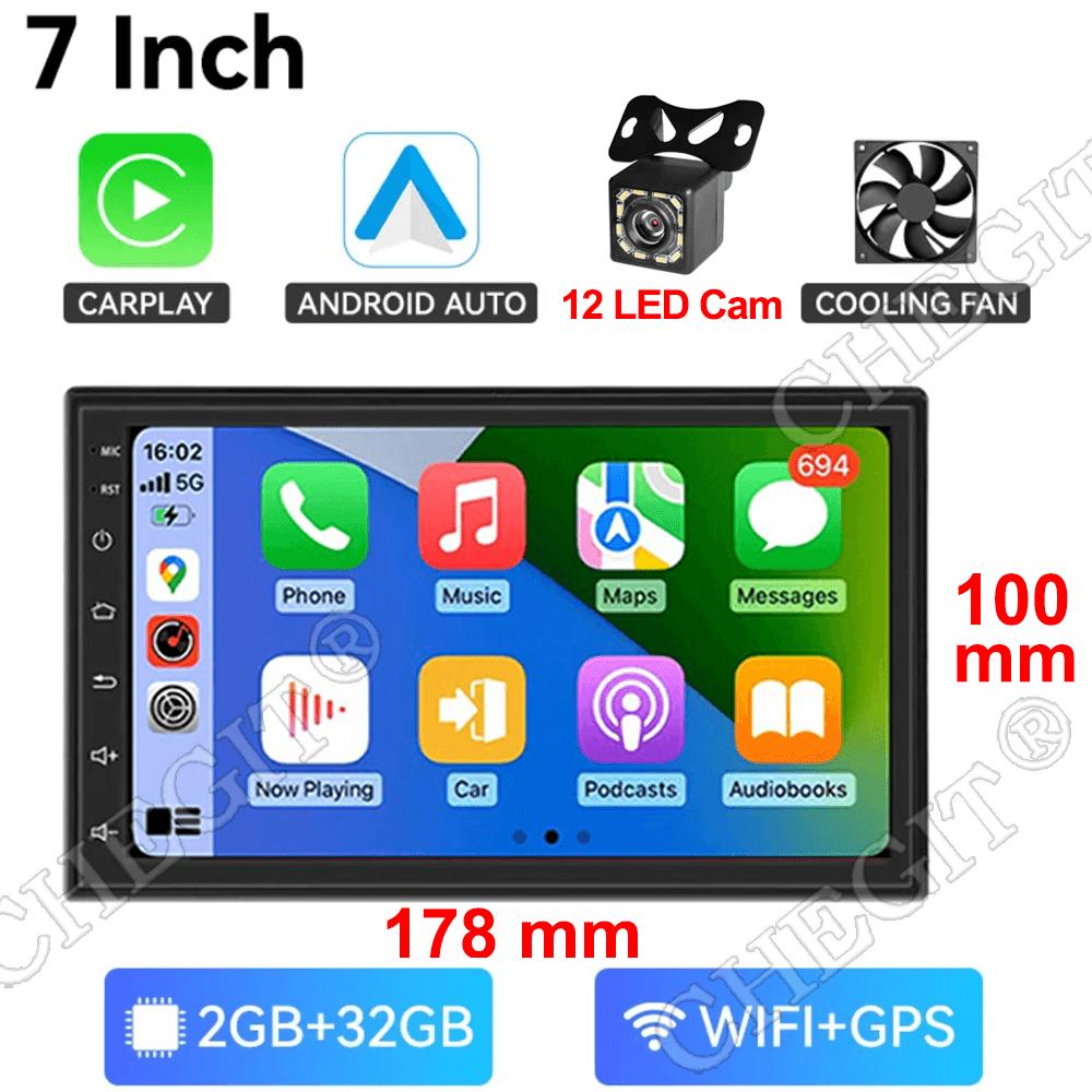 7/9/10'' 2Din Android 13 Wireless Carplay Radio 64G BT Car Radio Multimedia Stereo For Toyota Hyundai Kia Volkswagen Jeep Fiat