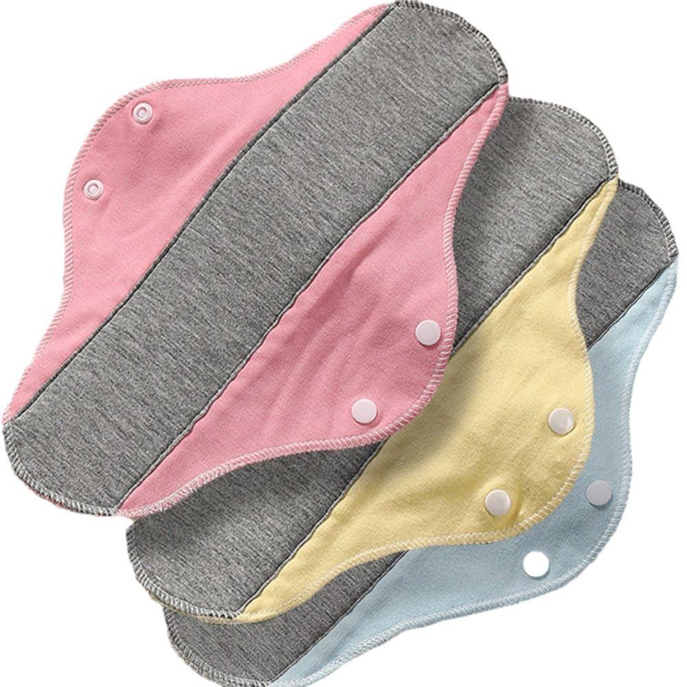 6Pcs Washable Sanitary Napkin Reusable Nursing Pad for Women Gasket Panty Liner  Incontinence